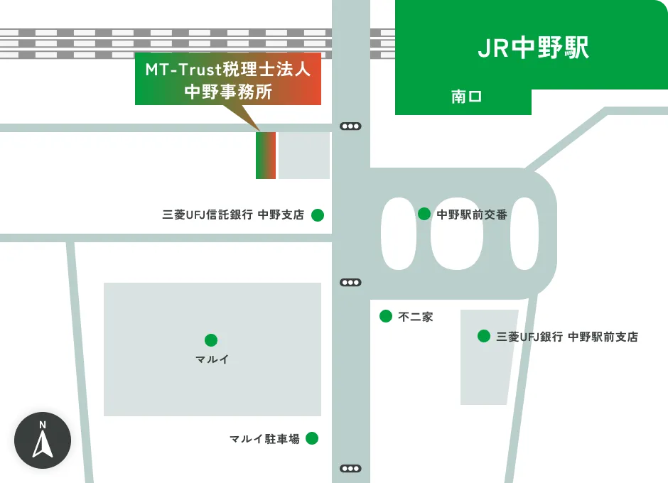 中野事務所マップ